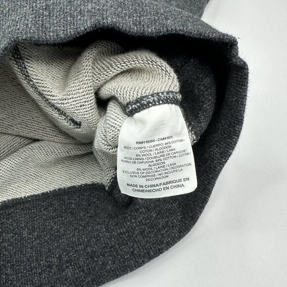 Converse‎ Men's Gray Athletic Quarter Zip Hooded Long Sleeve Sweatshirt XL/C46 - Picture 6 of 11